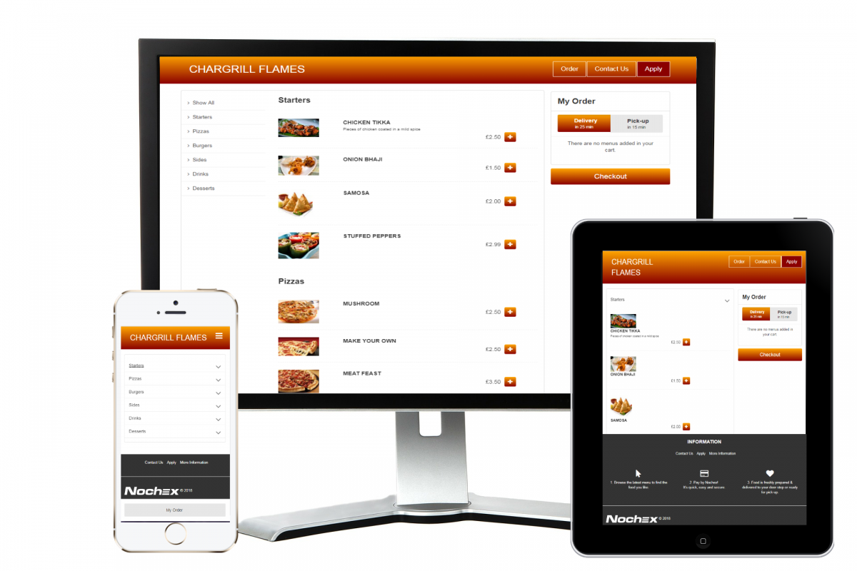 cafe 33 takeaway responsive website design from orderpayeat online food order delivery