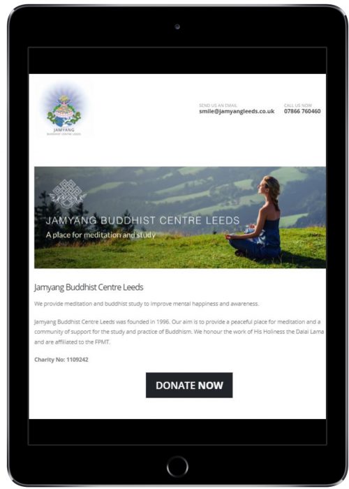 free charity donations website to take payments online